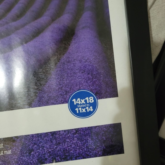 Better Homes and Gardens Beveled Black 14x18 Matted to 11x14 Frame - Picture 6 of 8